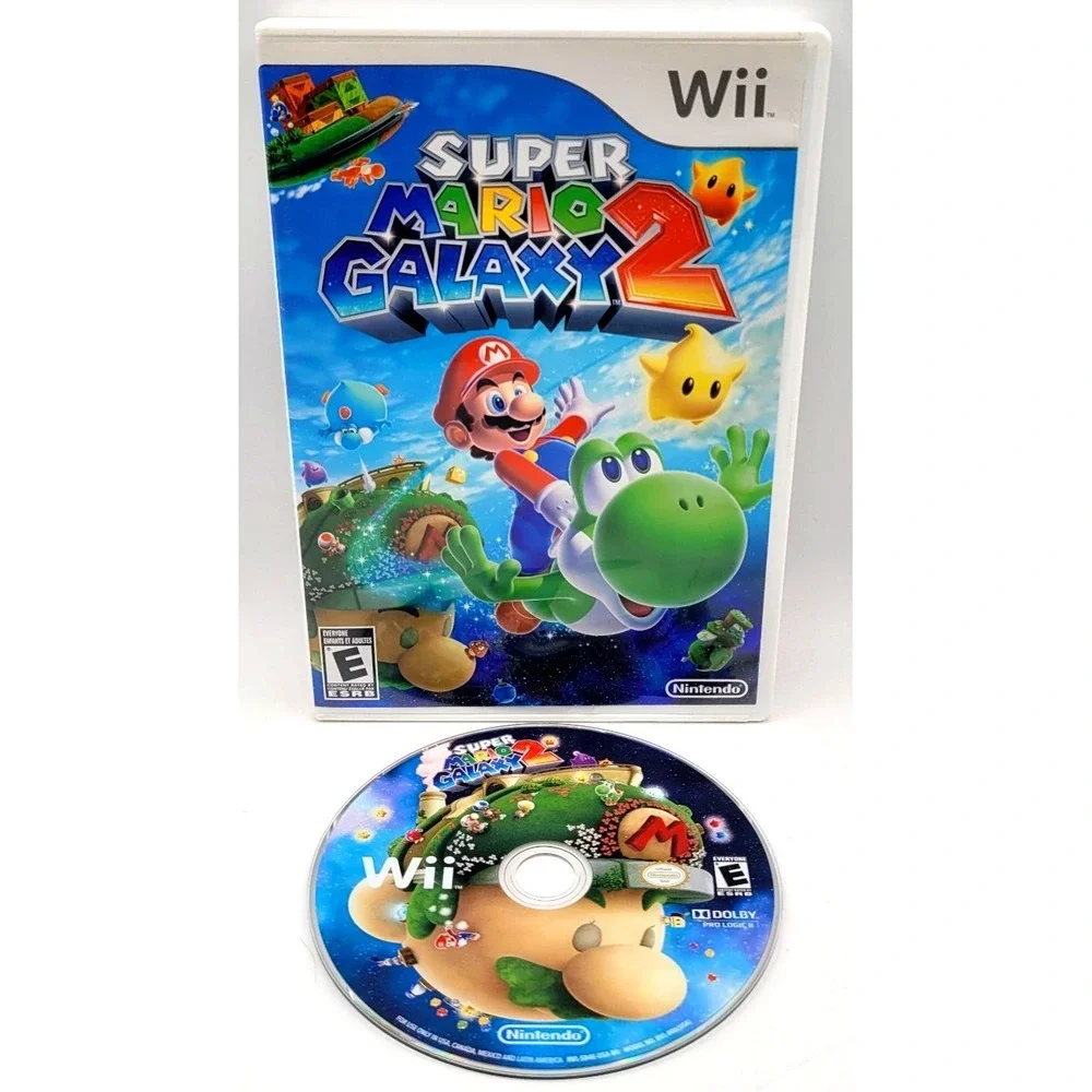 Super Mario Galaxy 2 (Nintendo Wii, 2010) GAME & CASE